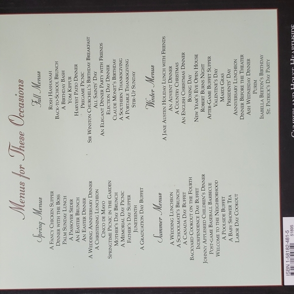 Seasonal Cookbook - Picture 2 of 4